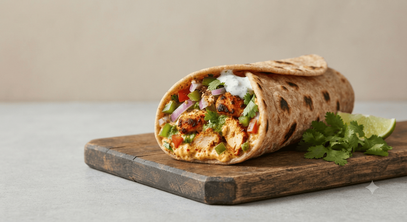Punjabi Chicken Wrap