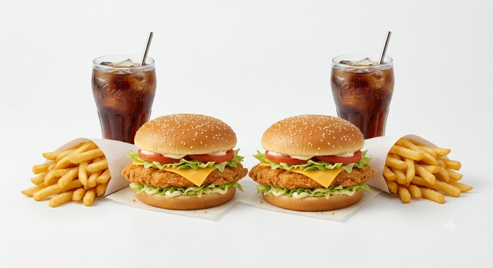 DOUBLE KRISPY BURGER MEAL